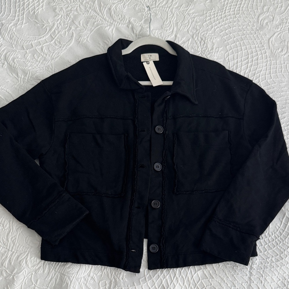Anthropologie Black Jacket